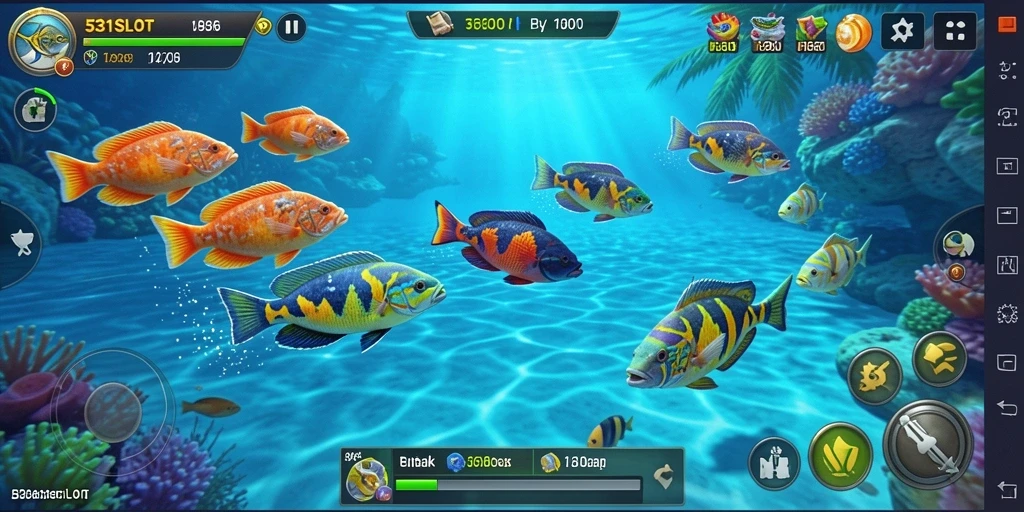 Gameplay seru Tembak Ikan di 531SLOT.