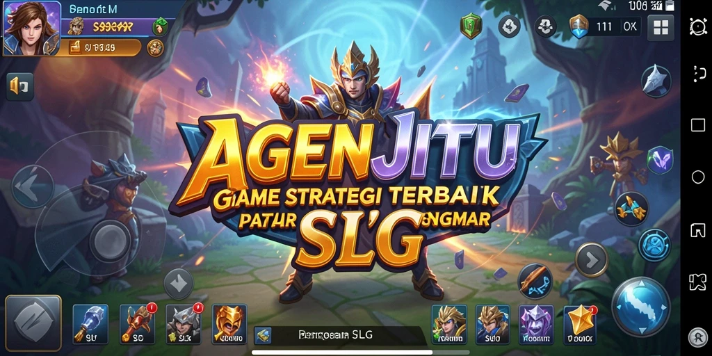 Tangkapan layar utama menunjukkan aksi strategis dalam AGENJITU.