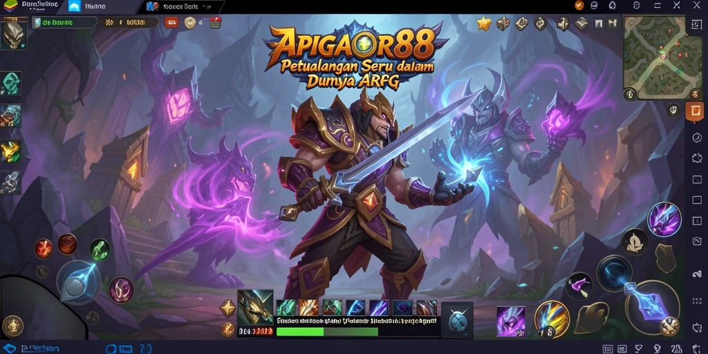 Tampilan gameplay seru di APIGACOR88 dengan grafis menakjubkan.