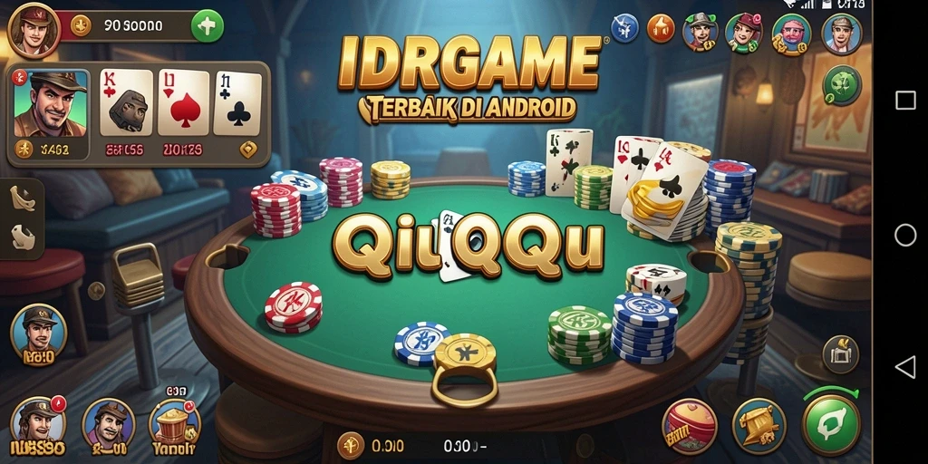 Tangkapan layar gameplay QiuQiu yang mengasyikkan di IDRGAME.