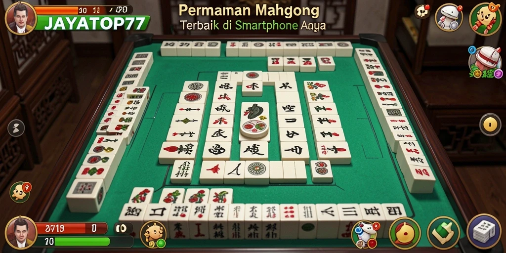 Tampilan gameplay menarik dari JAYATOP77 yang menampilkan Mahjong.