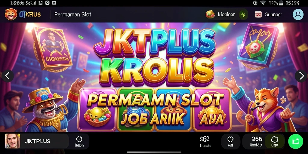 Tampilan menawan dari gameplay Slot di JKTPLUS.