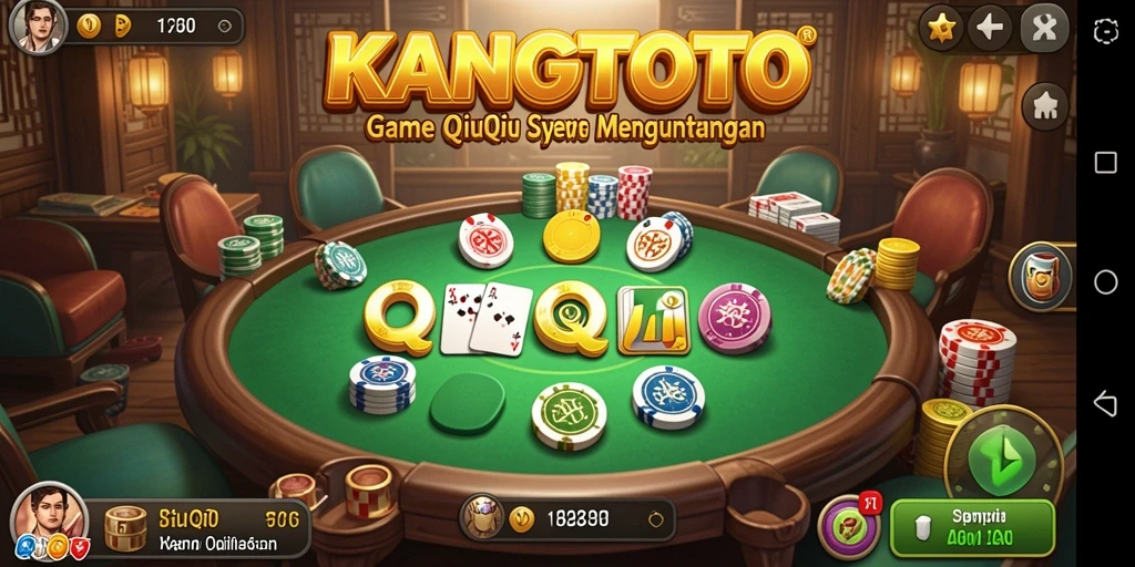 Screenshot gameplay QiuQiu KANGTOTO yang mendebarkan.